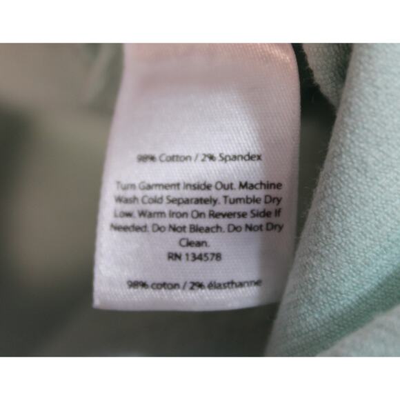 Vineyard Vines Pants Lot of 2 Womens size 6 Green Gray Corduroy Slim Ankle - Picture 8 of 16